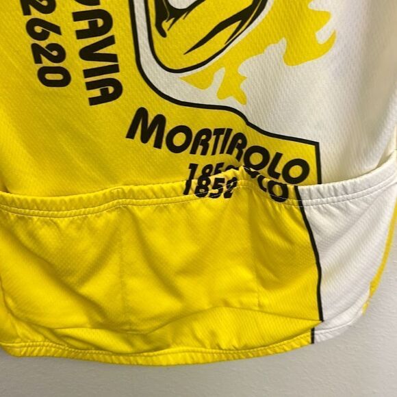 Jolly Wear Men's Cima Coppi‎ 1/4 Zip Short Sleeve Cycling Bikers Jersey Size XXL - Picture 8 of 9